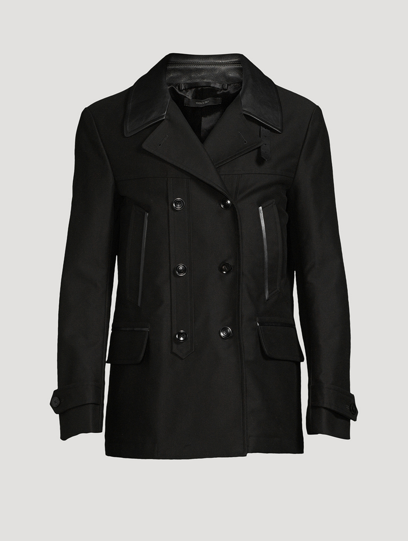 Brushed Cotton Peacoat