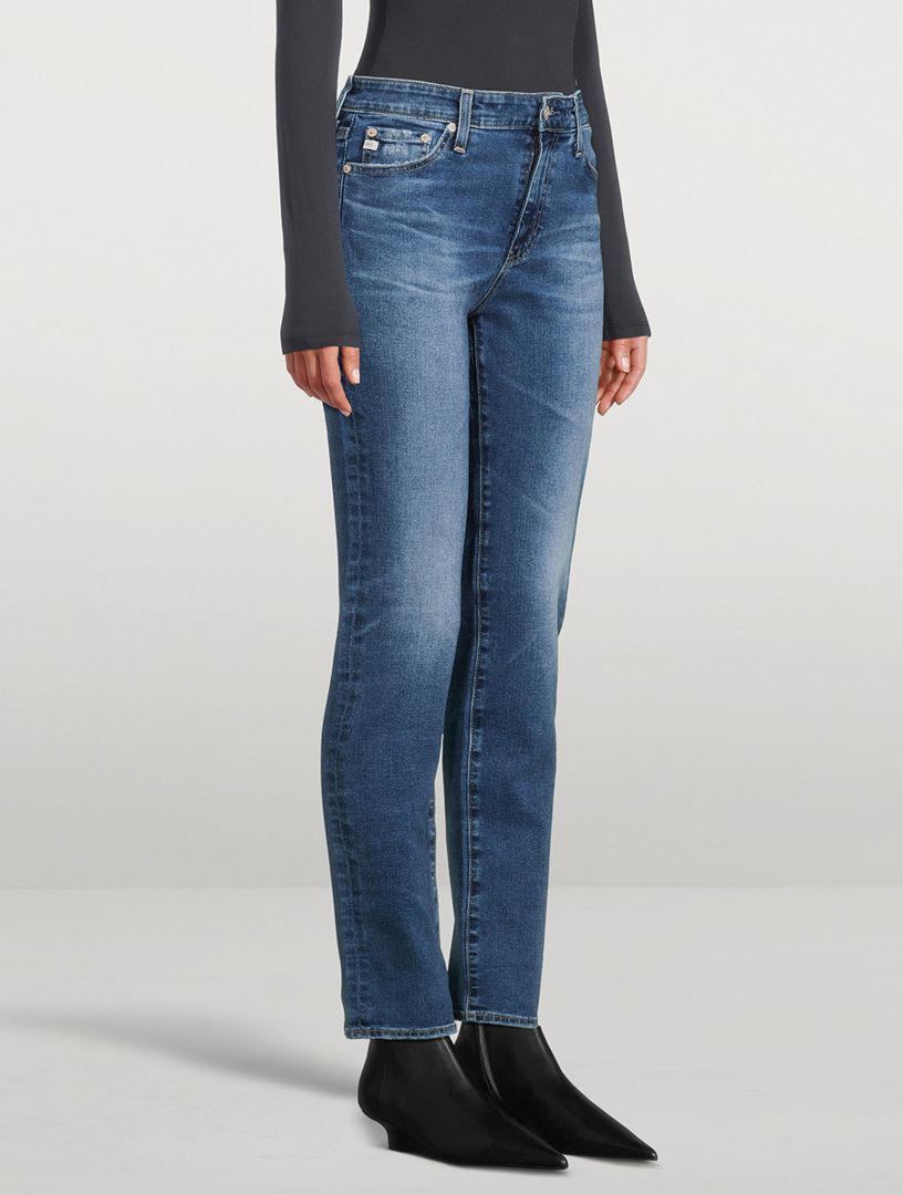 Mari Extended Slim Straight Jeans