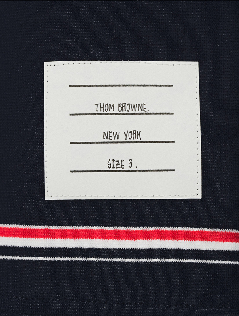 Tricolour-Trim Shorts