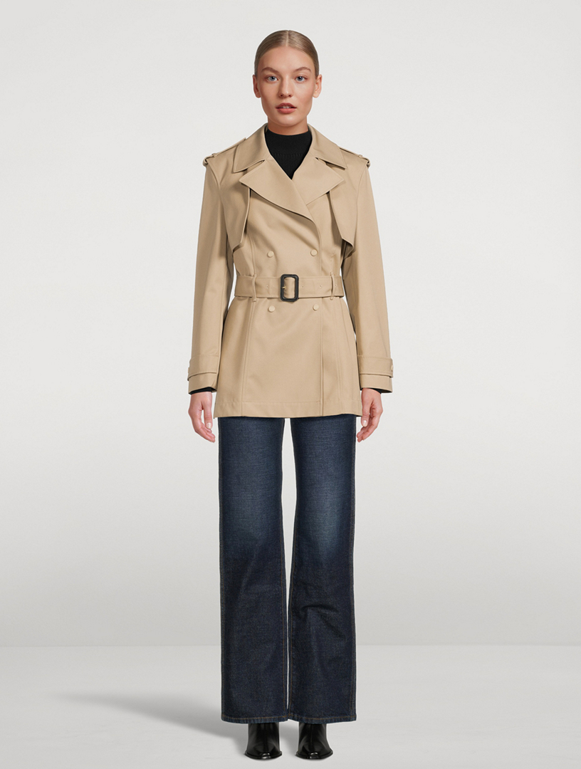 すぐ届く【MACKAGE】ADVA Adva, Mid-Length buckled belt trench | Mackage® US