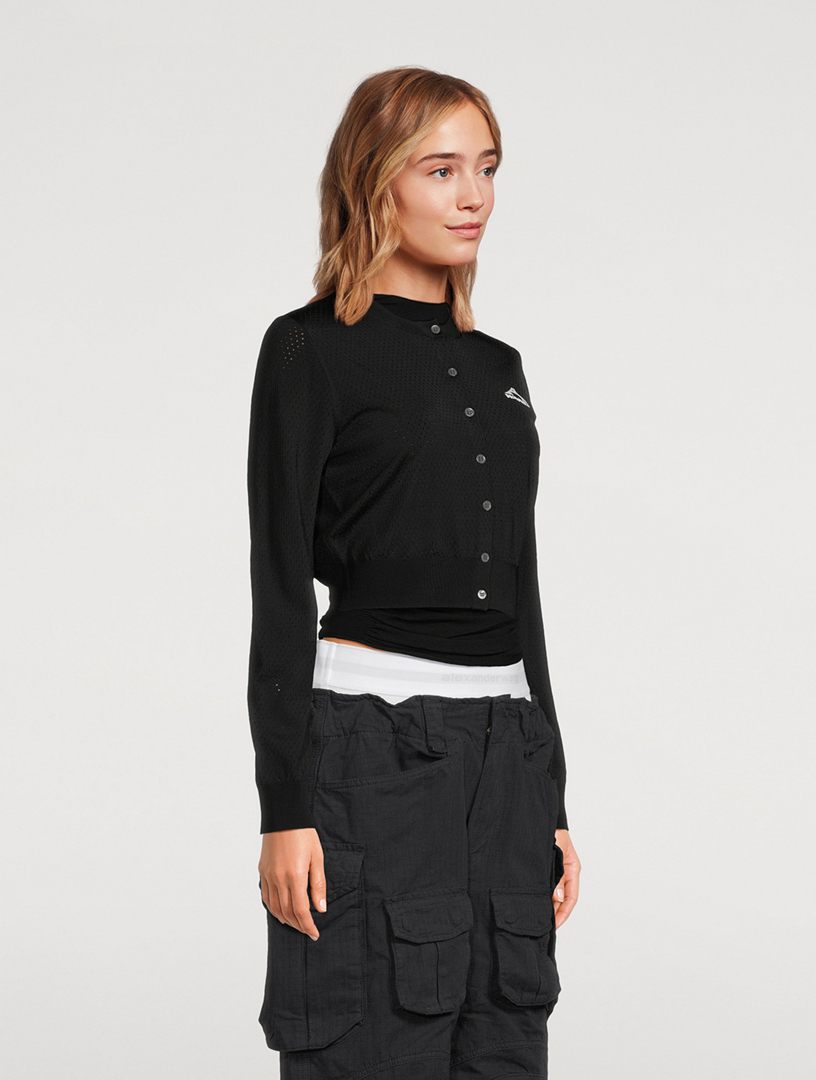 Tシャツ・カットソー T BY ALEXANDER WANG Women Sweater 4CC3241518 029C Grey ALEXANDERWANG.T for Women | Designers | Holt Renfrew