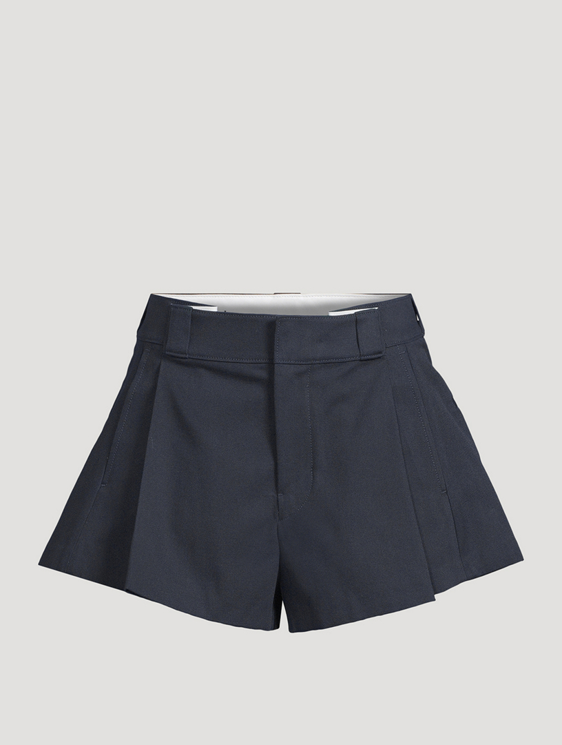 Box-Pleat Shorts