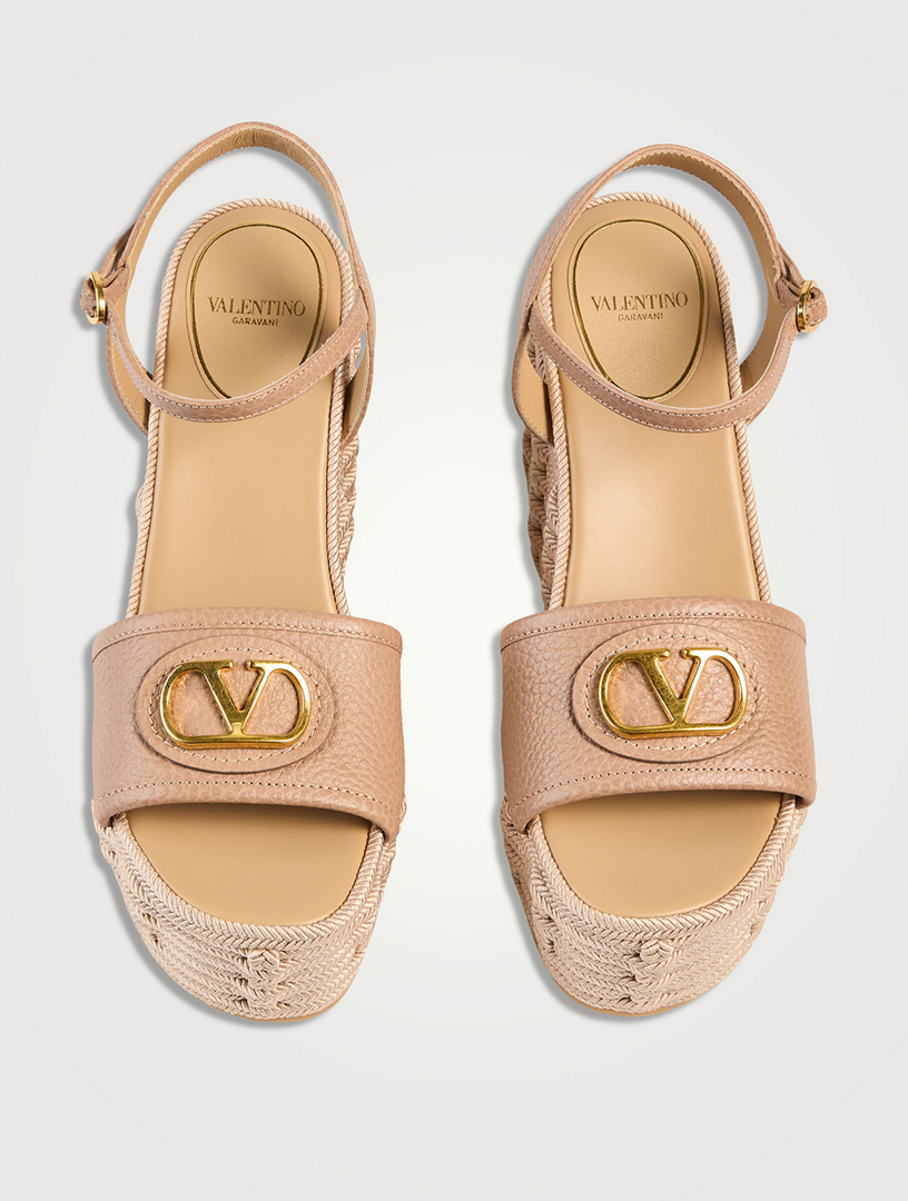 【関税込み】Valentino Garavani 'VLogo' sandals Sandal With Vlogo Signature Platform In Calfskin 115mm for