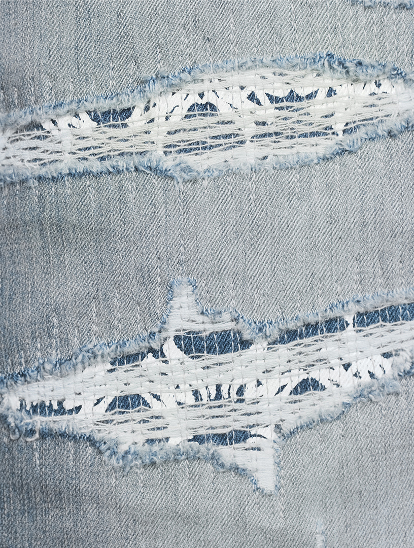 AMIRI MA Quad Repaired Skinny Jeans Holt Renfrew