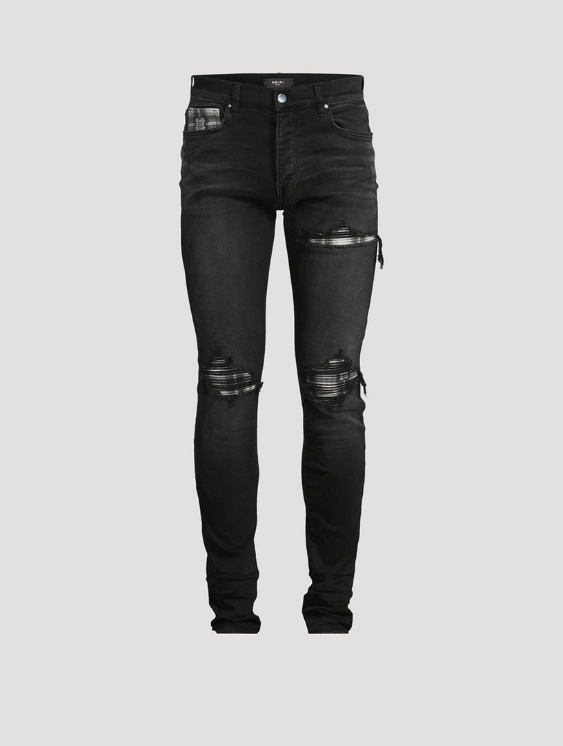 AMIRI MA Quad Plaid MX1 Slim-Fit Jeans | Holt Renfrew