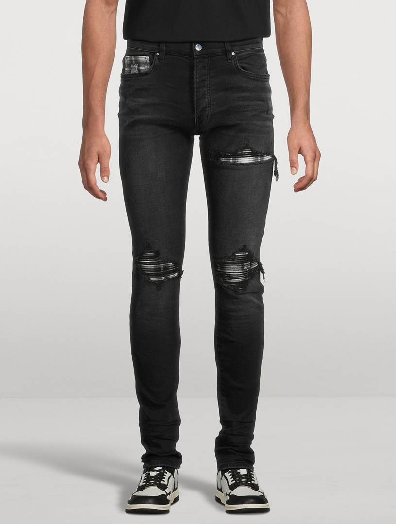 MA Quad Plaid MX1 Slim-Fit Jeans