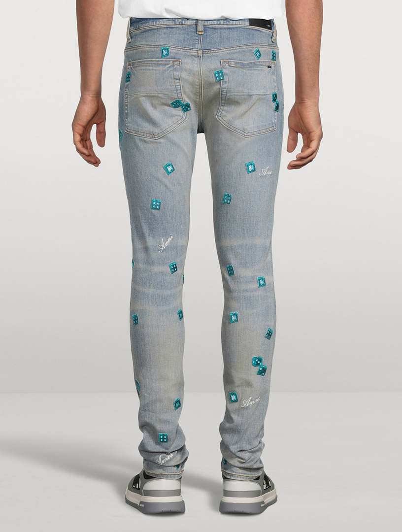 AMIRI Dice Skinny Jeans