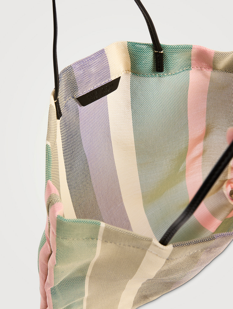 トートバッグ [The Row] Barn Mini Tote Bag in Mesh Barn Mini Tote Bag Multi in Mesh – The Row