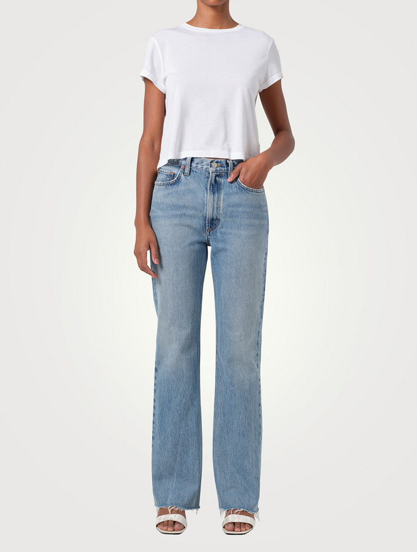 【送料&関税込】AGOLDE Flared Leg Jeans AGOLDE Leena Flare Jeans | Holt Renfrew