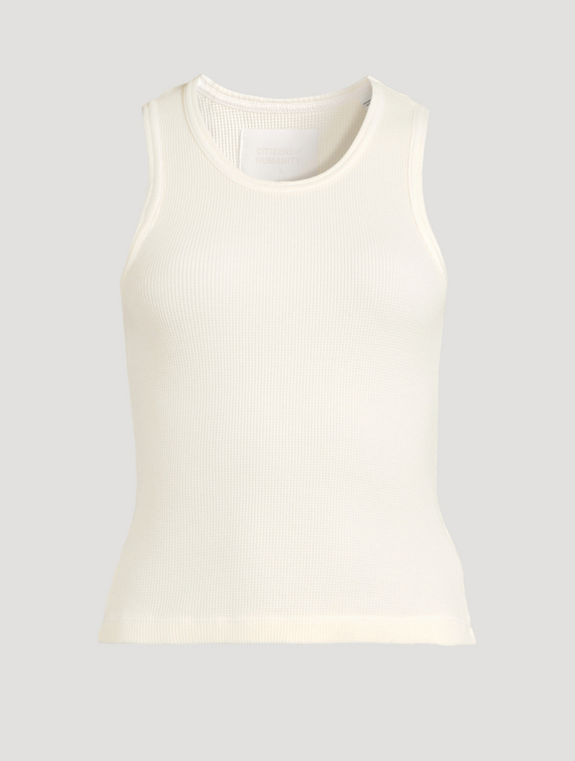 Inez Waffle Tank Top