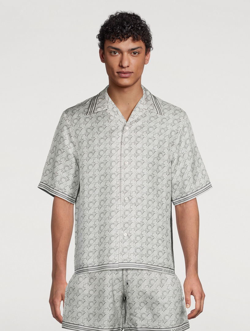 美品　25SS AMIRI MA Quad ニットポロシャツ　¥174500 AMIRI MA Quad ビスコースニットポロシャツ - メルカリ