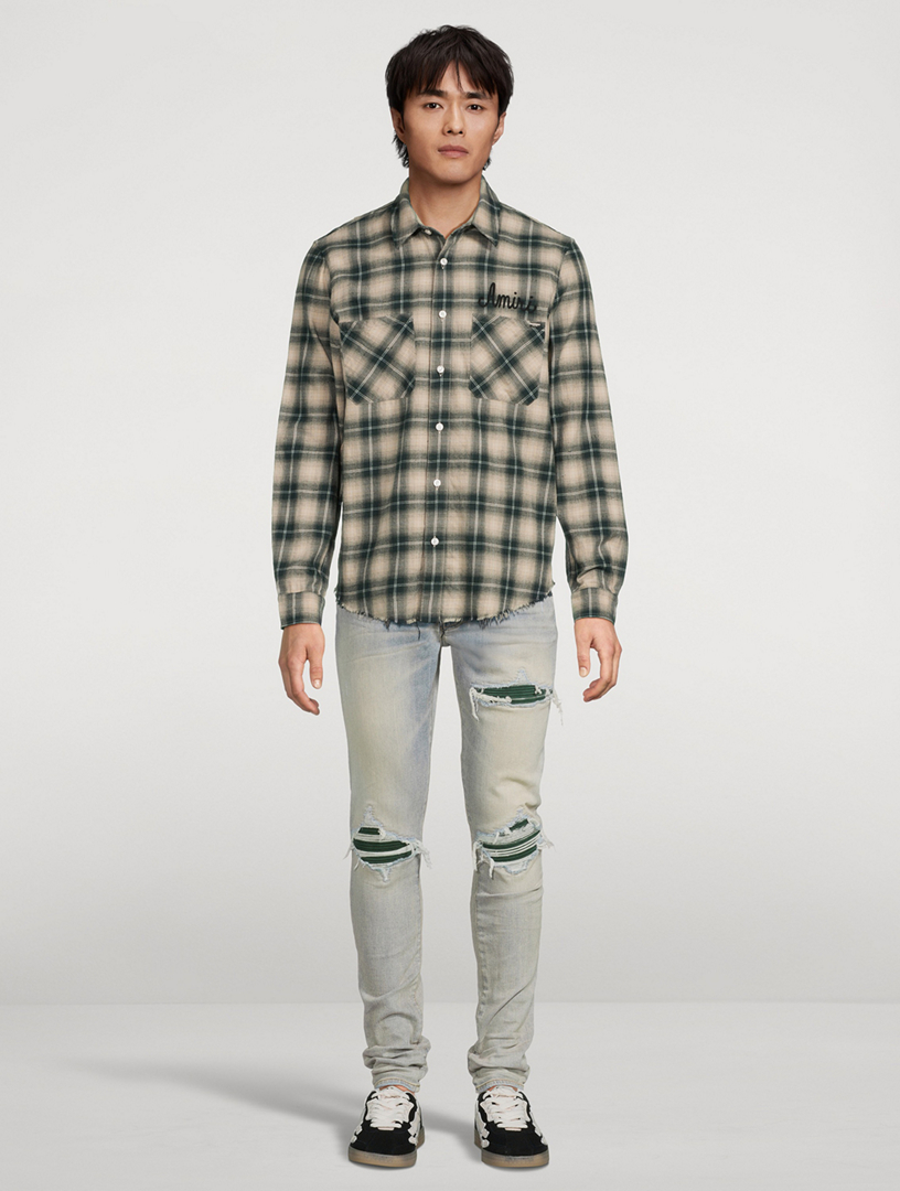 AMIRI AMIRI Shotgun Flannel Shirt | Holt Renfrew