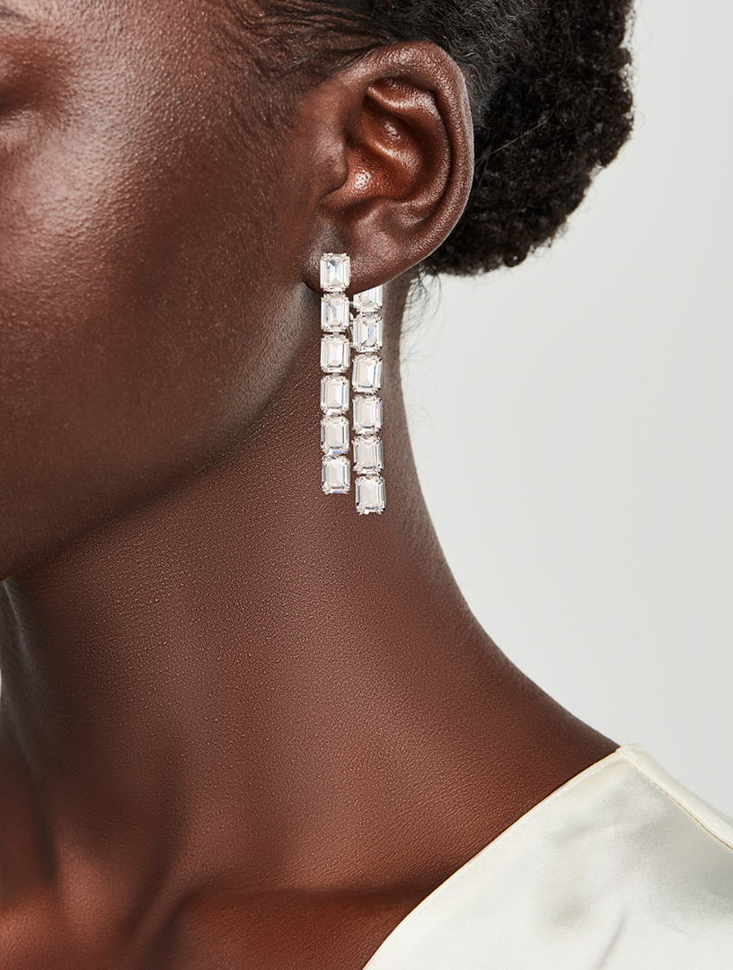 SWAROVSKI Millenia Crystal Clip Drop Earrings Holt Renfrew
