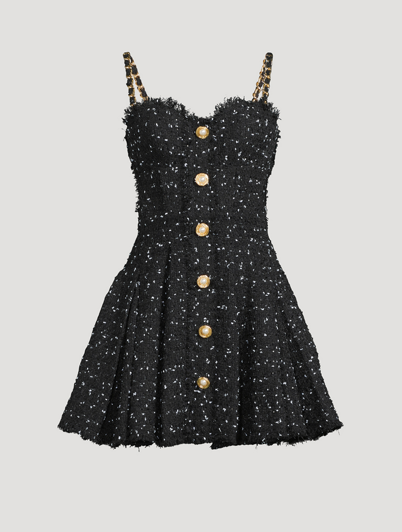 【プラダ・PRADA】Tricotine mini-dress Prada Tricotine Mini Dress | Black | FARFETCH CA