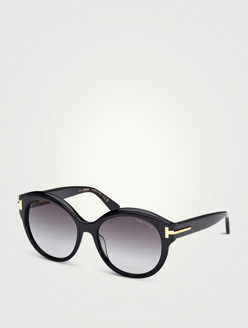 Lunettes De Soleil Tom Ford Celia FT0322S - Teinte Marron, Monture Beige Ivoire, Neuf Avec étui