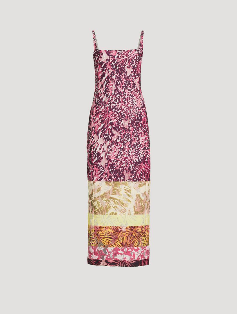 Debano Mixed-Print Dress