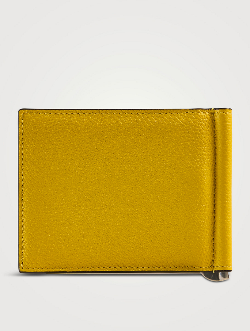 VALENTINO GARAVANI VLogo Leather Bill Clip Wallet | Holt Renfrew
