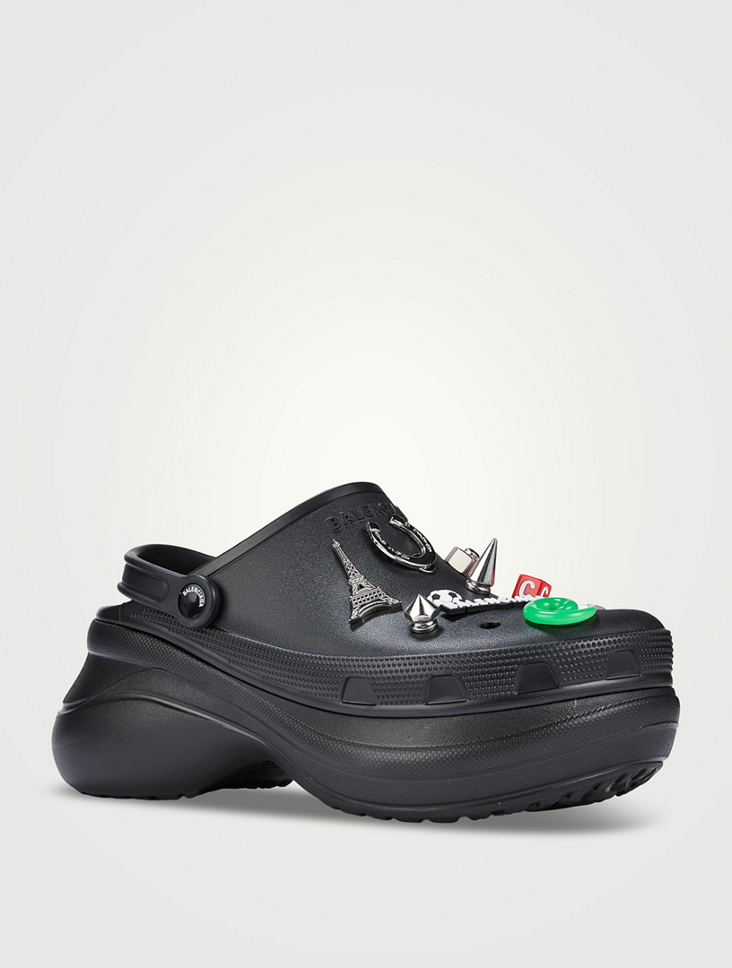 【国内発】 BALENCIAGA x Crocs Jibbitz ミュール クロッグ 国内発】 BALENCIAGA x Crocs Jibbitz ミュール クロッグ