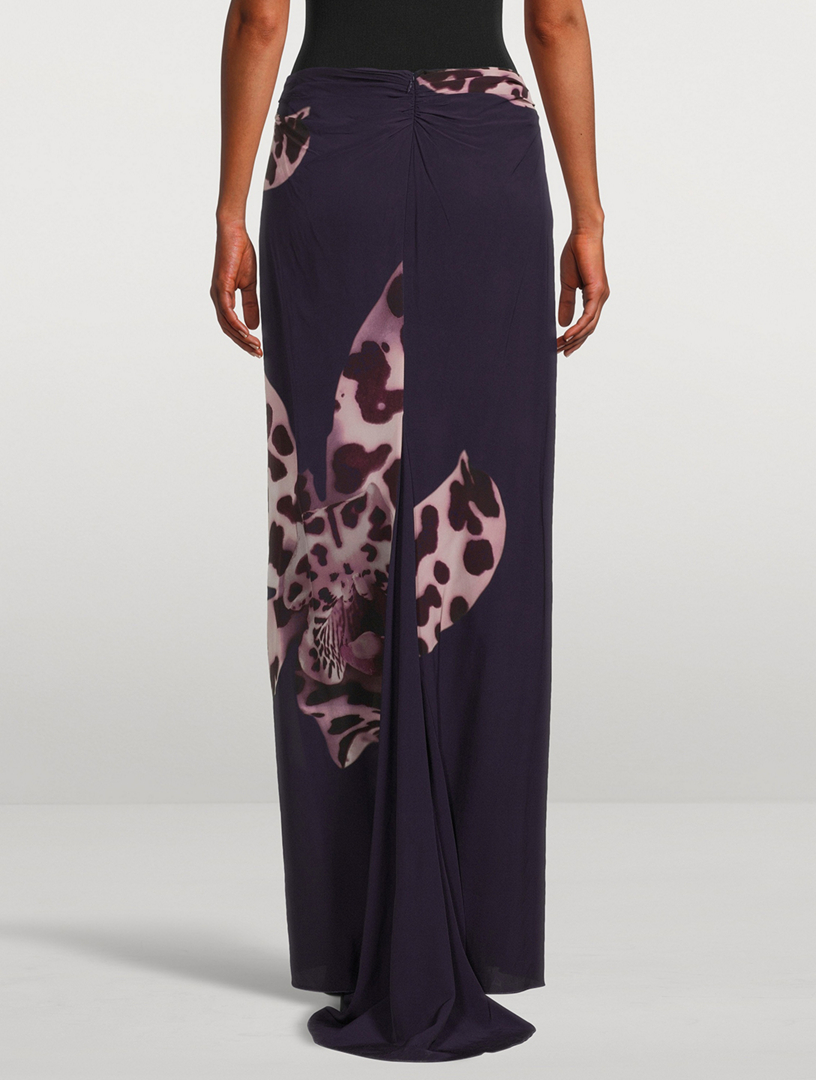 パンツ dries van noten 24ss skirt pants 24SS NEW】DRIES VAN NOTEN / Skilt カーゴマキシスカート (Dries Van