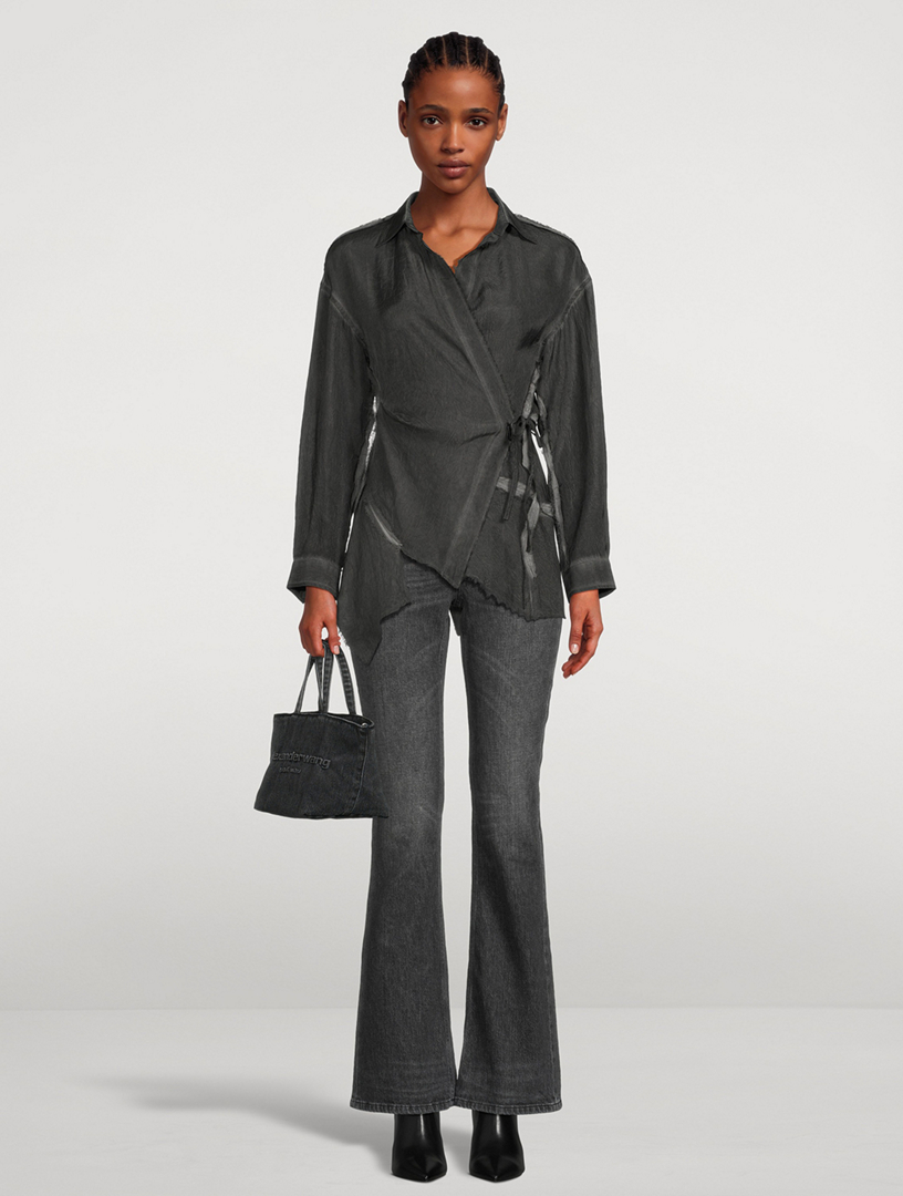 Asymmetrical Wrap Shirt