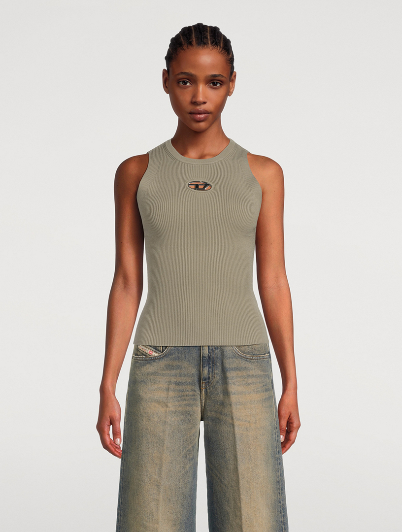 DIESEL Caddix Cut-Out Knit Tank Top | Holt Renfrew