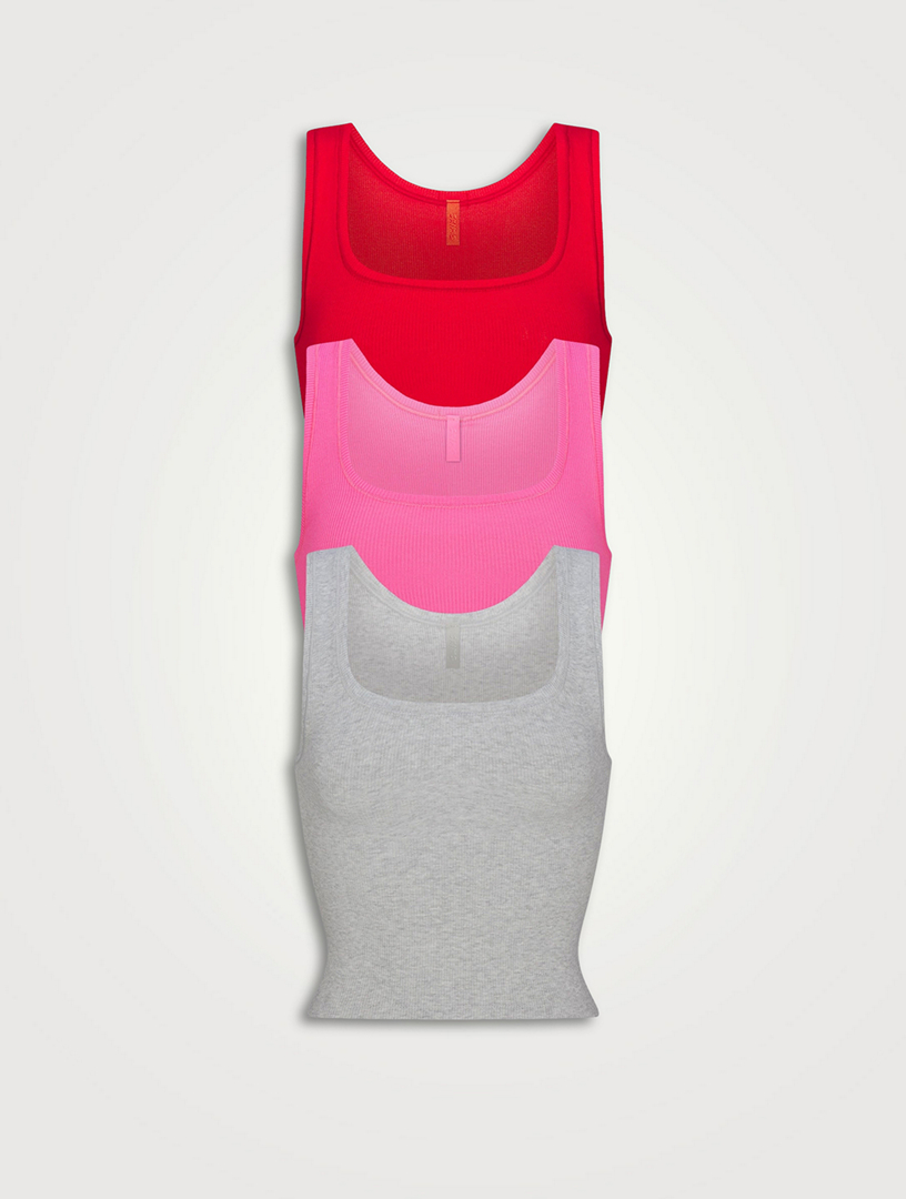 Cotton Rib Tank Top Pack