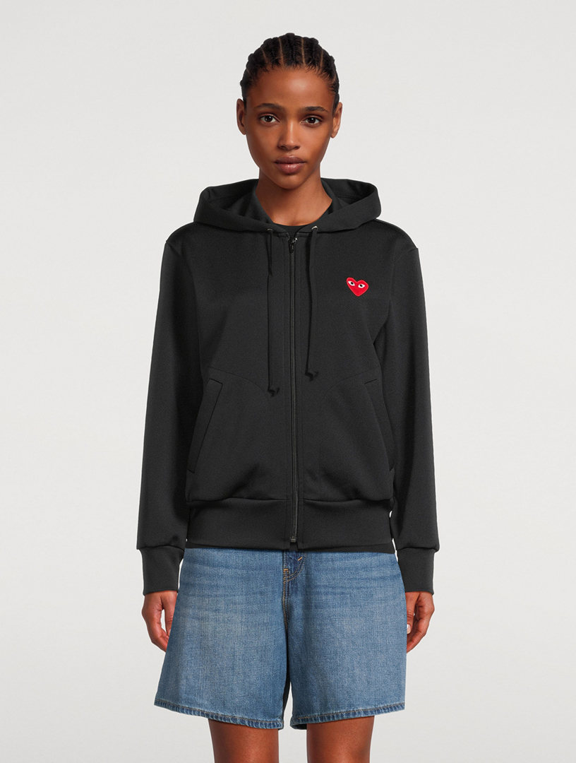 カ*ス様 2007AW COMME des GARCONS zip up hoo COMME DES GARÇONS PLAY Heart Zip-Up Hoodie | Holt Renfrew