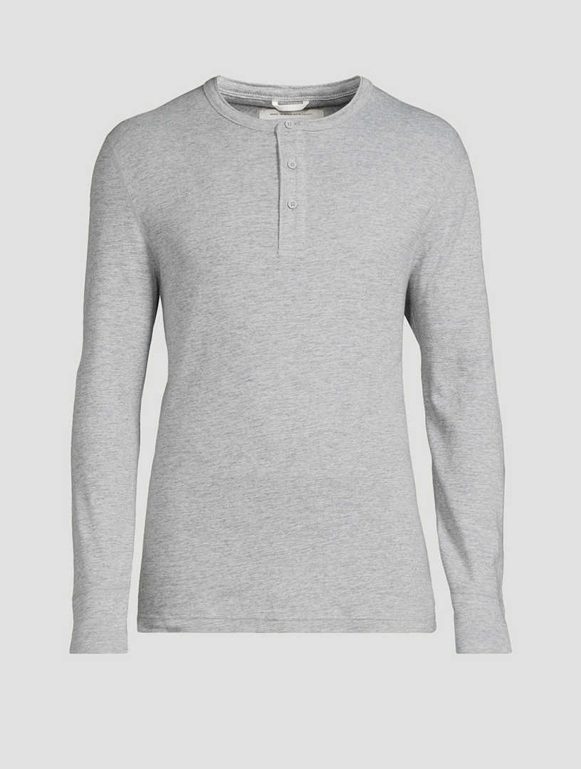 Cotton Slub Slim-Fit Henley