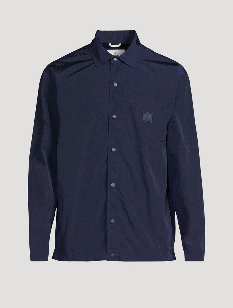 Crinkle Nylon Uniform Overshirt