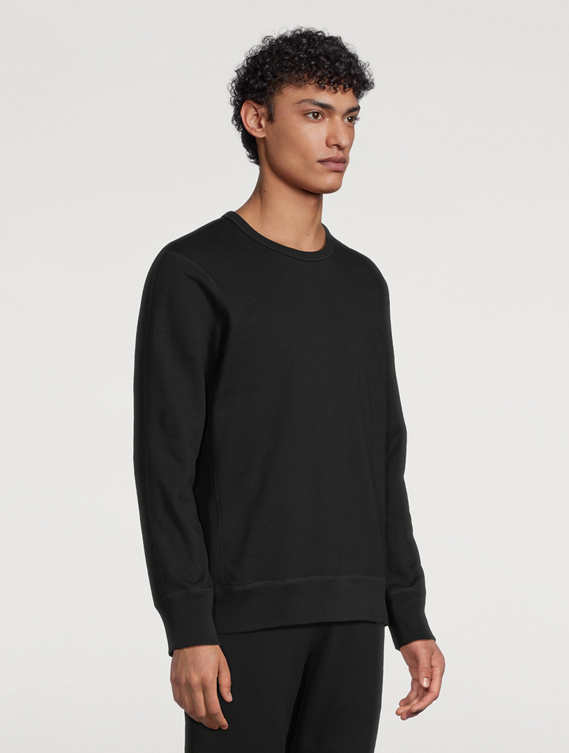 Midweight Terry Slim Crewneck Sweatshirt
