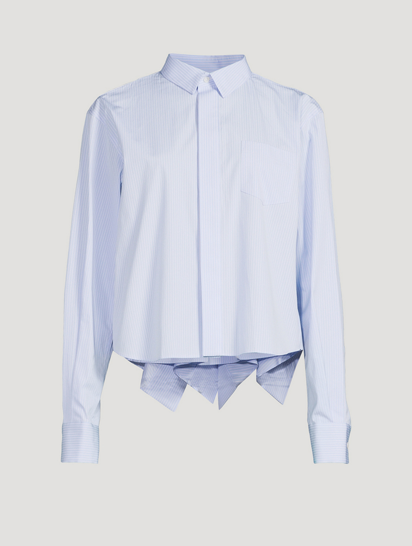 Ruffled Poplin Shirt