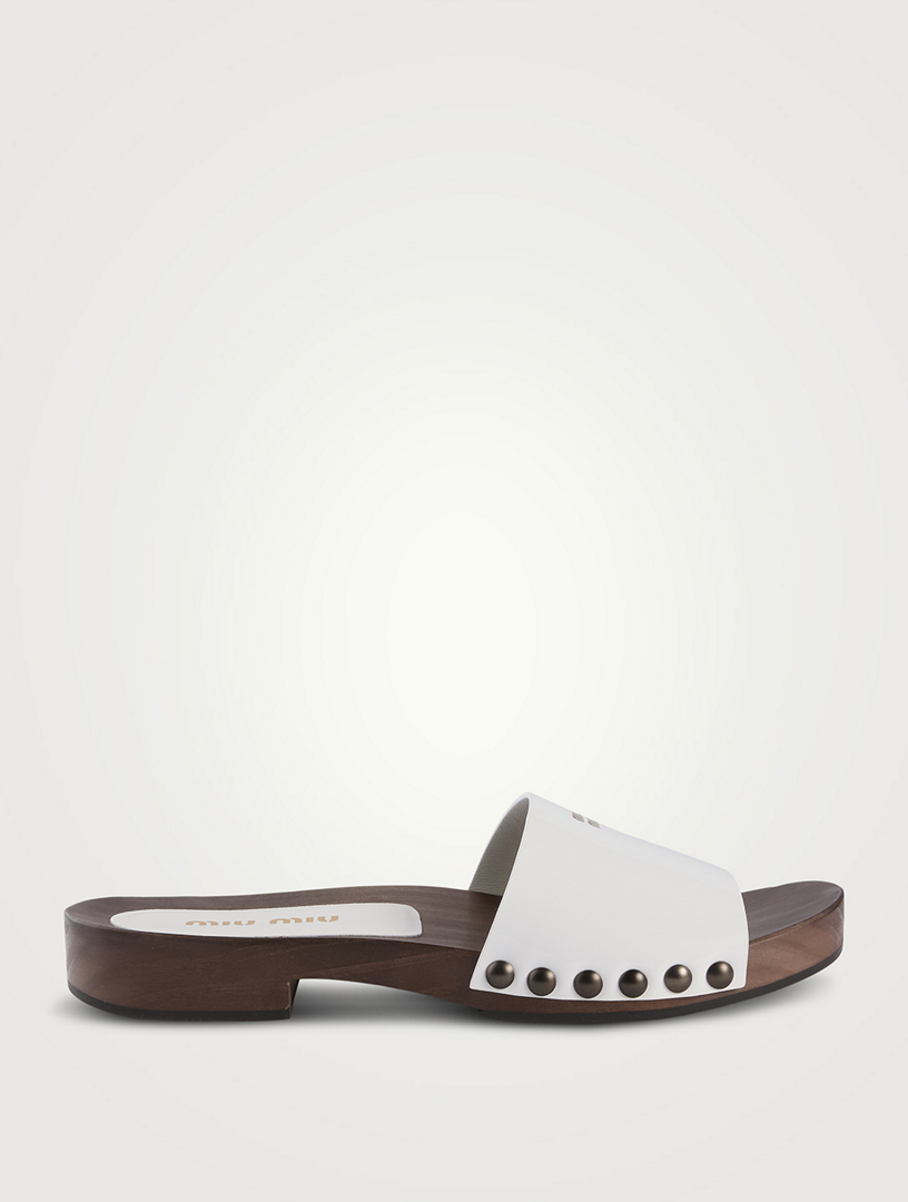 Leather Clogs
