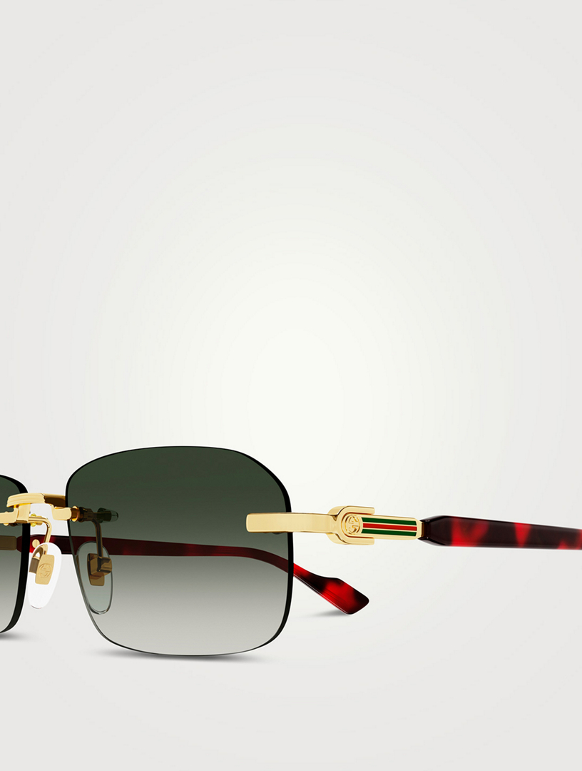 GUCCI Rectangular Sunglasses | Holt Renfrew
