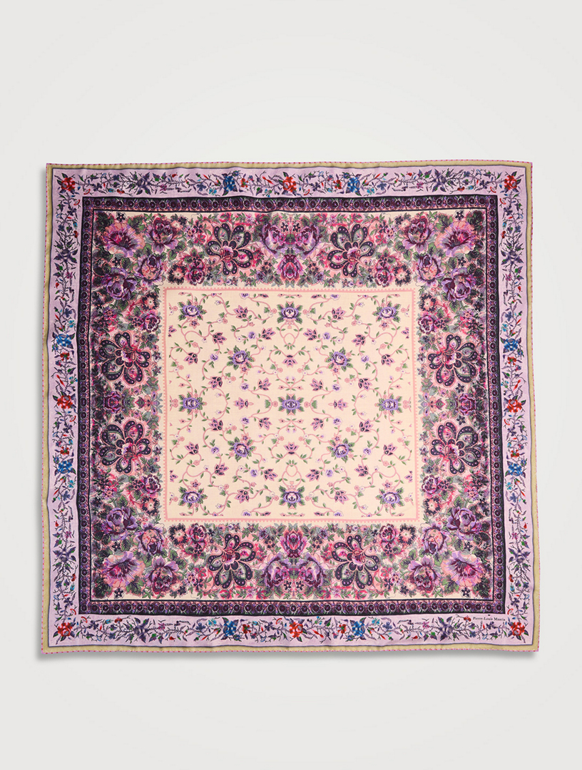 Silk Scarf In Floral Print