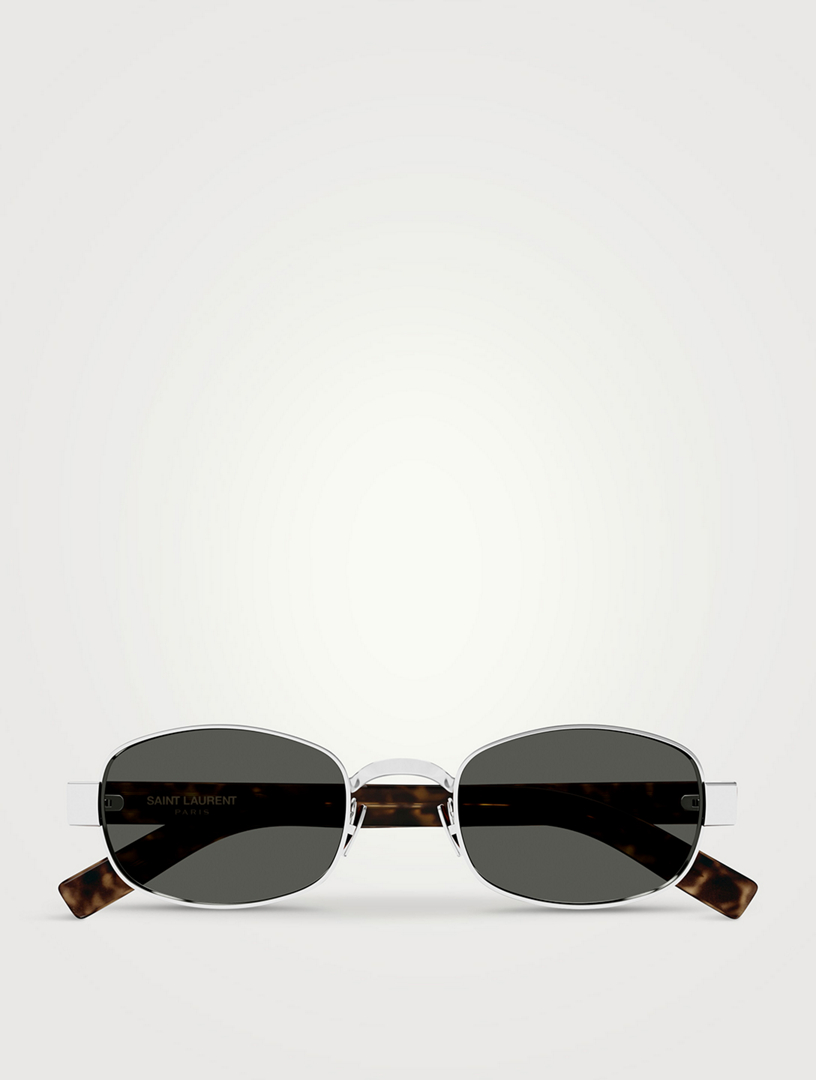SAINT LAURENT SL 706 Oval Sunglasses | Holt Renfrew