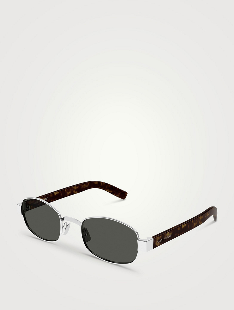 SAINT LAURENT SL 706 Oval Sunglasses | Holt Renfrew
