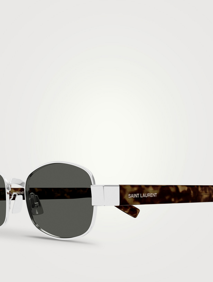 SAINT LAURENT SL 706 Oval Sunglasses | Holt Renfrew