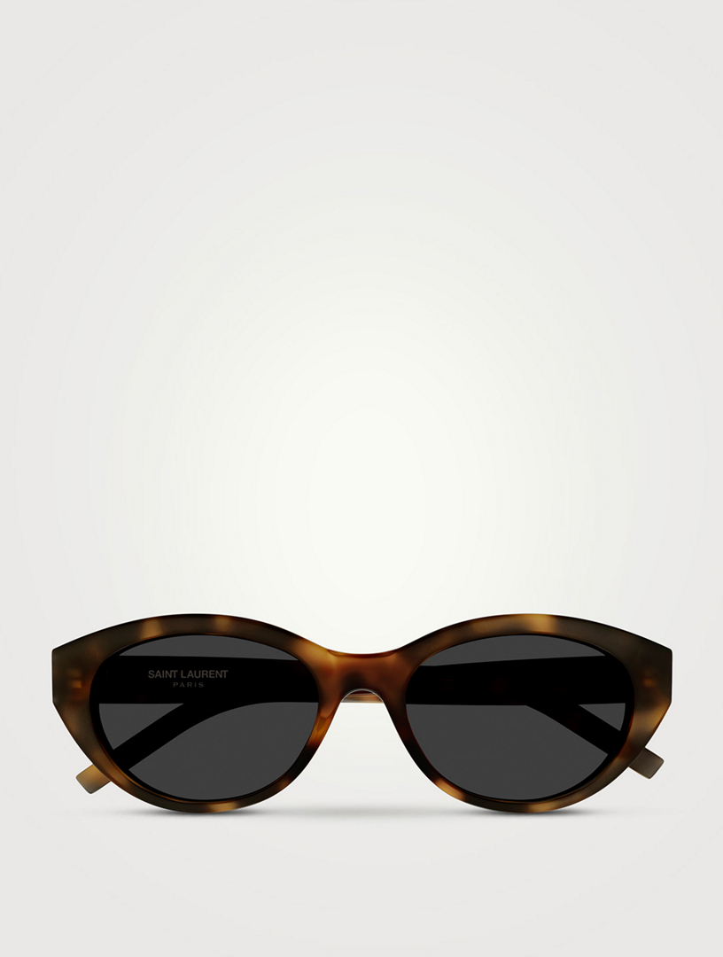SAINT LAURENT SL M148 Oval Sunglasses | Holt Renfrew