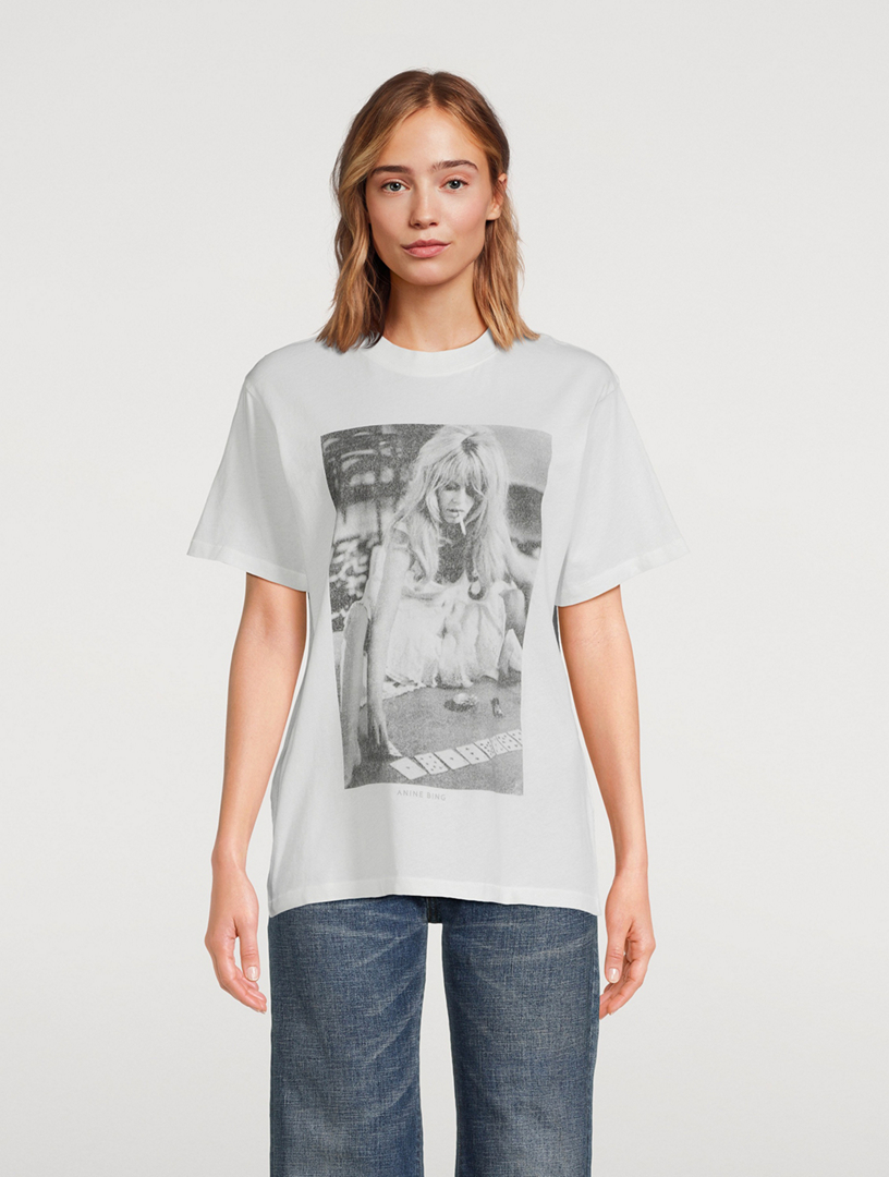 ANINE BING AB x DK x Brigitte Bardot Lili T-Shirt | Holt Renfrew