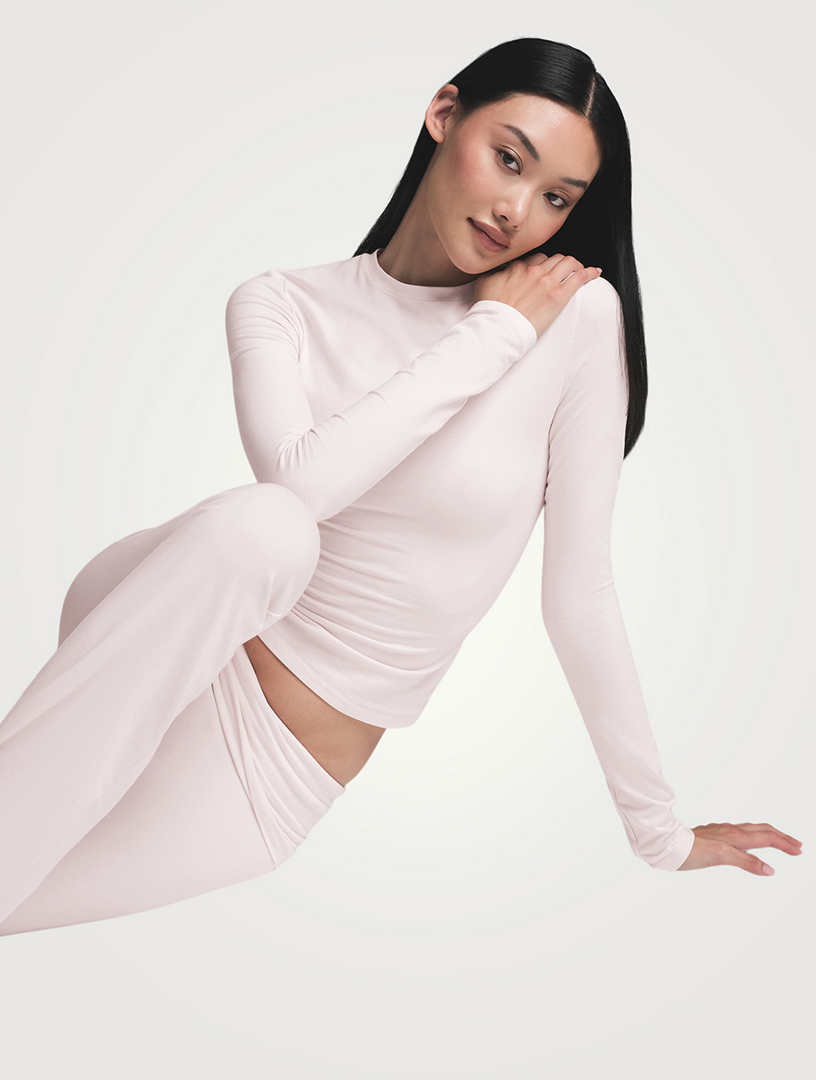 SKIMS Cotton Jersey Long-Sleeve T-Shirt | Holt Renfrew