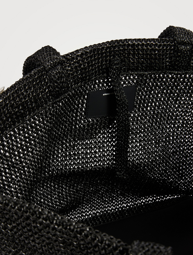 ALEXANDER WANG CHENILLE KNIT 手袋 ブラック