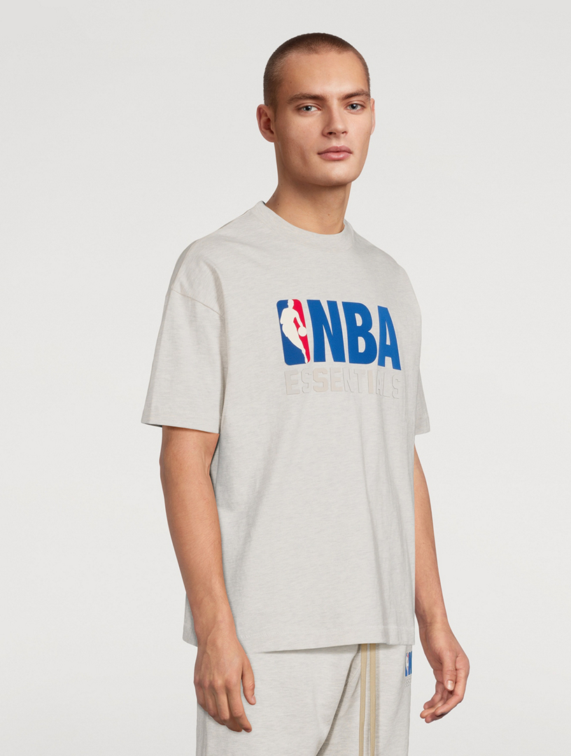 Tシャツ・カットソー Fear of God Essentials NBA Tee SS25 Fear of God Essentials NBA Tee Warm Heather Men's - SS25 - US