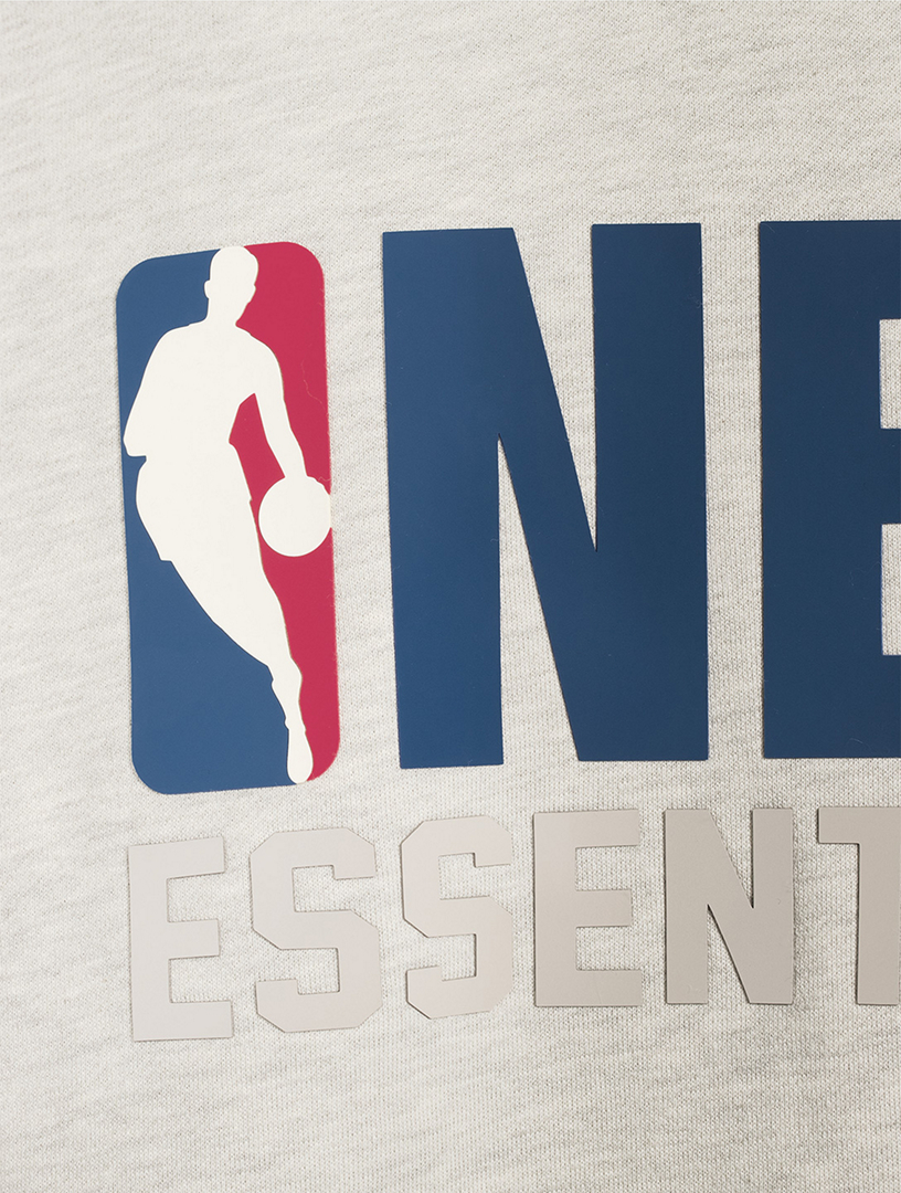 ウェア FEAR OF GOD ESSENTIALS NBA LOGO FOODIE Fear of God Essentials NBA Hoodie Black Men's - FW24 - US