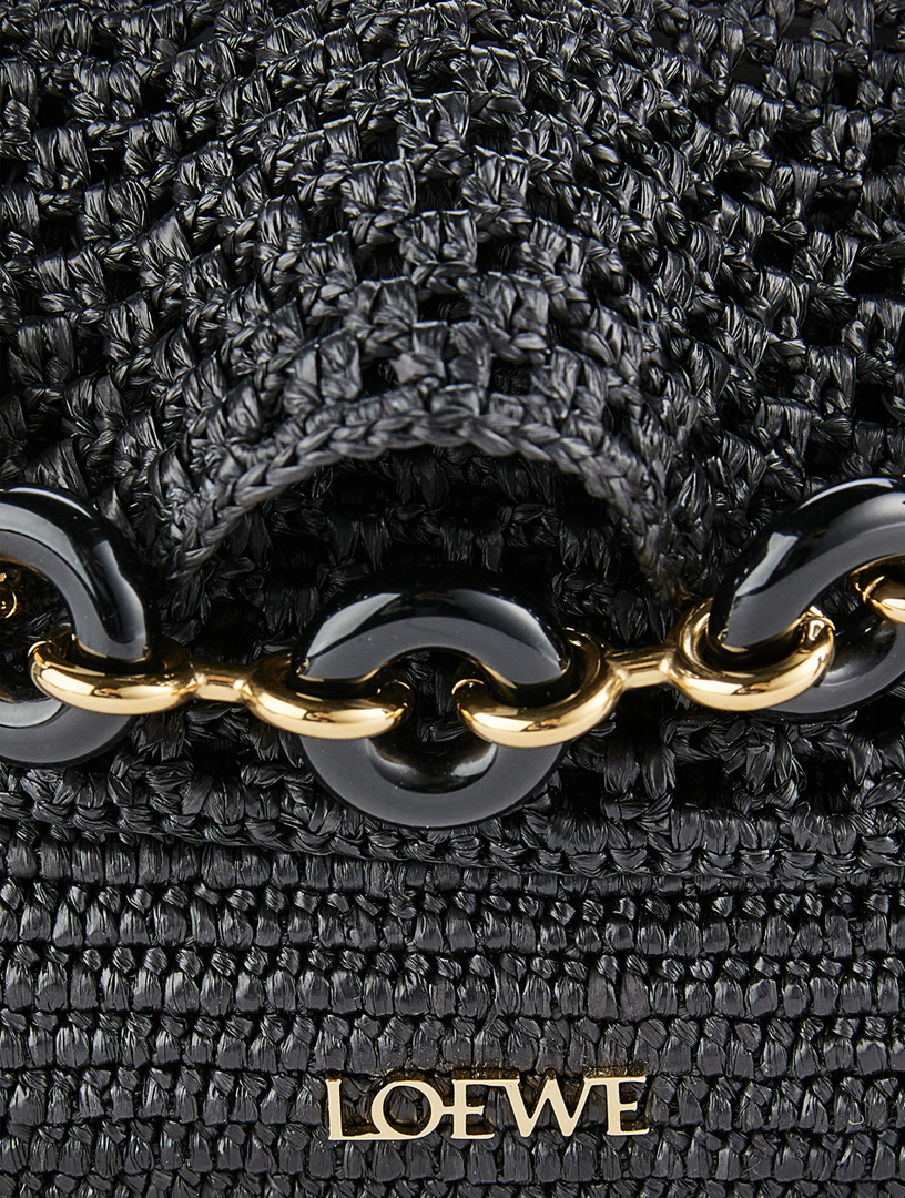 LOEWE Loewe x Paula's Ibiza Small Ola Raffia Shoulder Bag