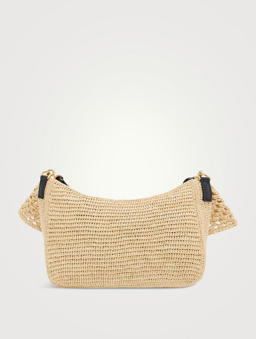 LOEWE Loewe x Paula's Ibiza Small Ola Raffia Shoulder Bag