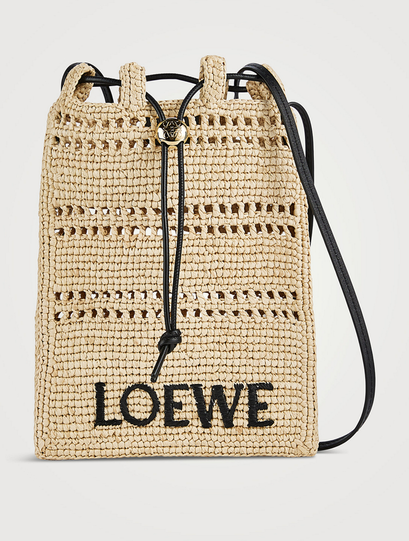 Loewe x Paula's Ibiza Raffia Crossbody Bag