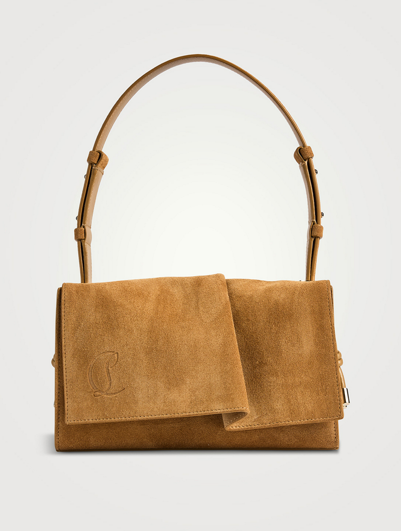 Sac porté épaule Baggy en suède, petit