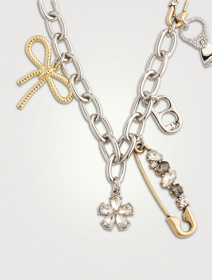 ネックレス・ペンダント Marc Jacobs Grunge Glam Charm Necklace - l - Gold MARC JACOBS Grunge Glam Charm Necklace | Holt Renfrew