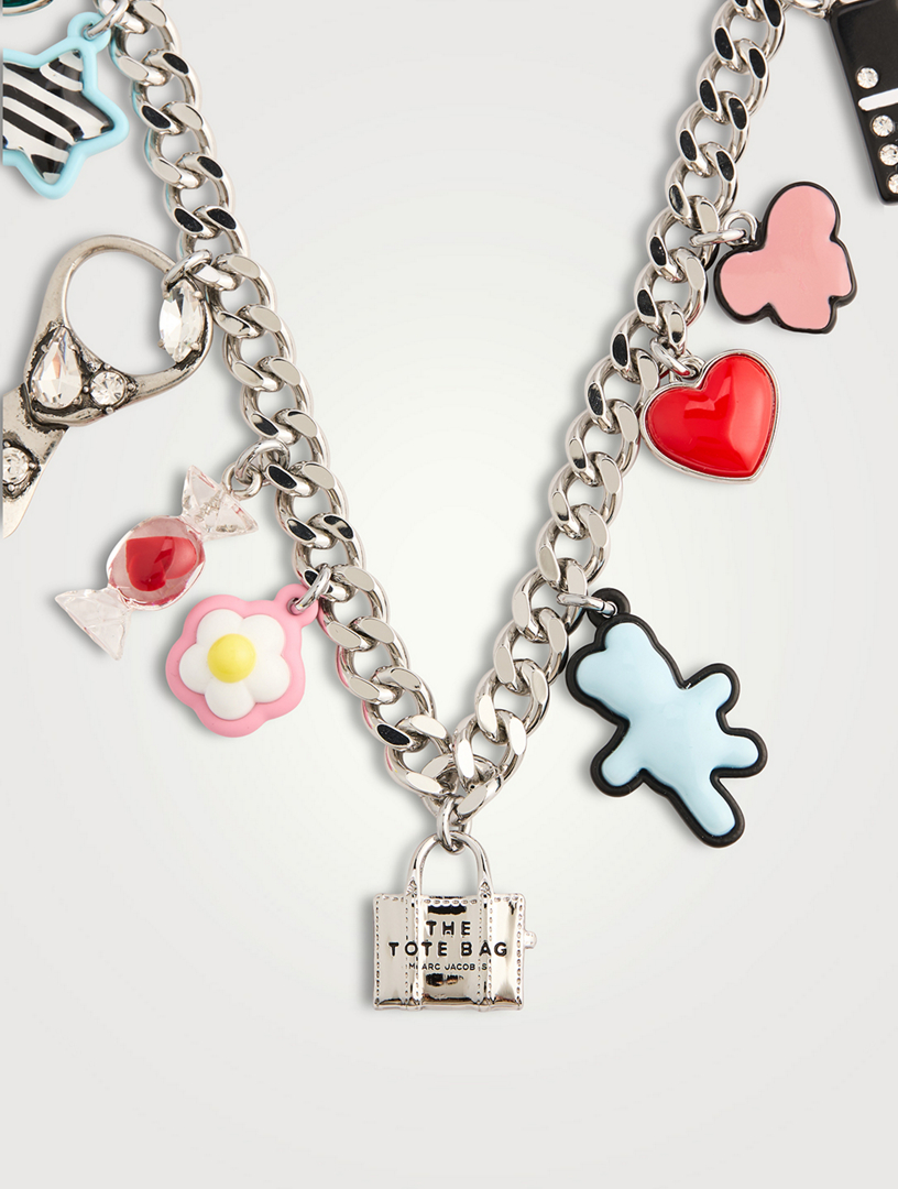 MARC JACOBS Sticker Charm Necklace | Holt Renfrew