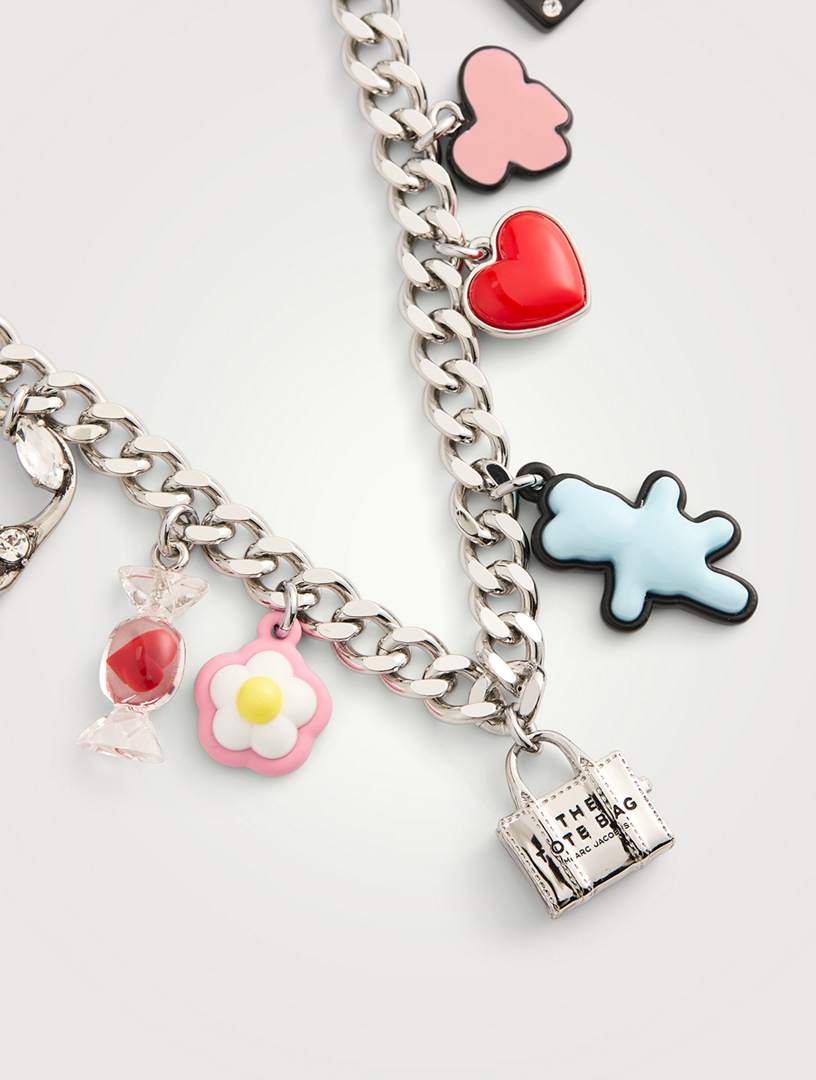 【関税込み】Sticker Charm Necklace - Marc Jacobs - l - S MARC JACOBS Sticker Charm Necklace | Holt Renfrew